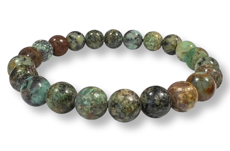 Bracelet Turquoise Afrique Ø 8mm