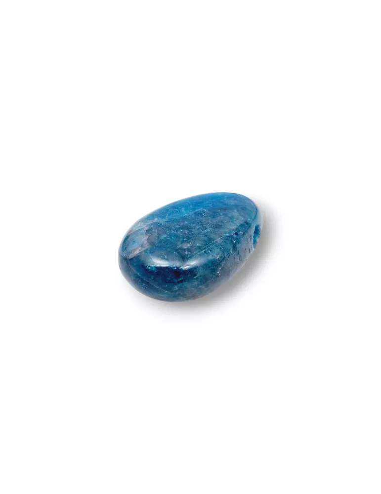 Pendentif Percé Apatite Bleue