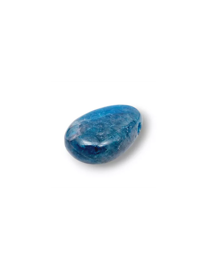 Pendentif Percé Apatite Bleue