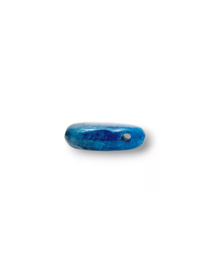 Pendentif Percé Apatite Bleue