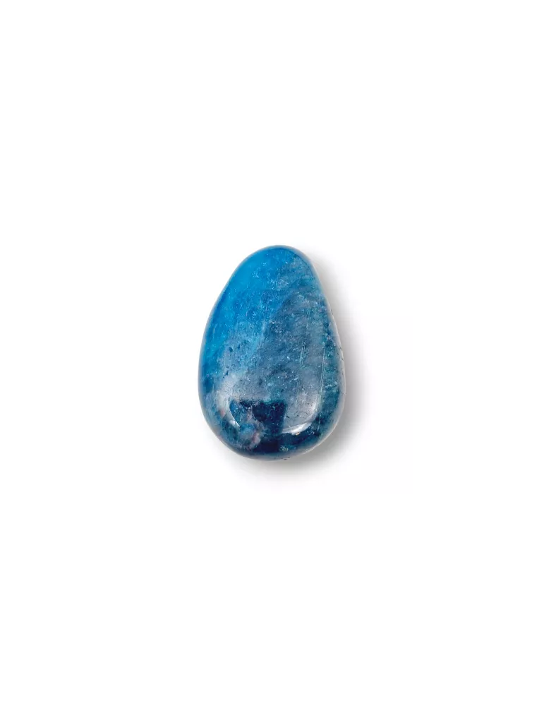 Pendentif Percé Apatite Bleue