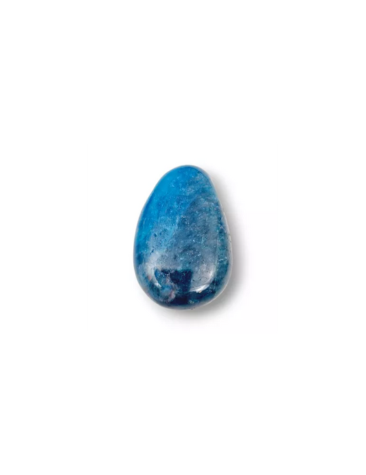 Pendentif Percé Apatite Bleue