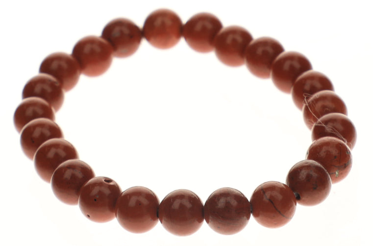 Bracelet Jaspe Rouge Enfant 6mm