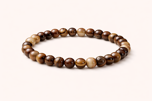 Bracelet Agate Botswana Café