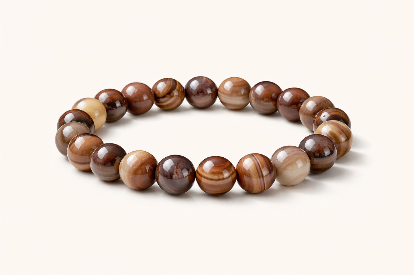 Bracelet Agate Botswana Café