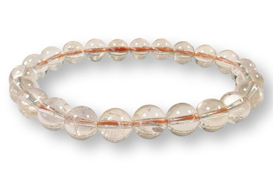 Bracelet Citrine Naturelle Ø 8mm