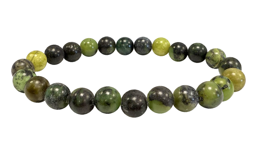 Bracelet Chrysoprase Citron Ø 8mm