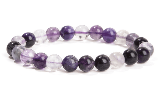 Bracelet Fluorite Violette Ø 8mm