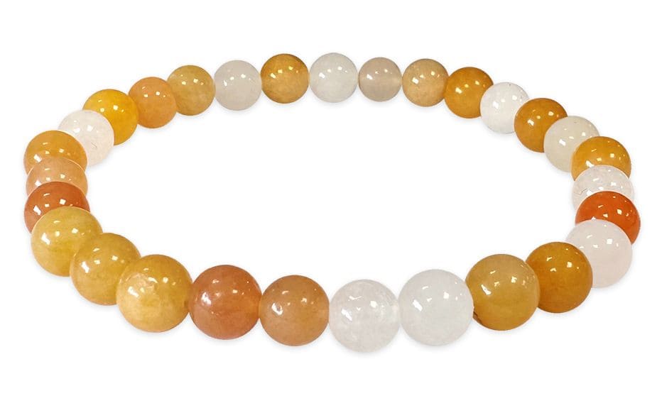 Bracelet Jade multicolore Ø 6mm