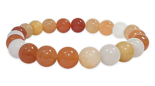 Bracelet Jade multicolore Ø 8mm