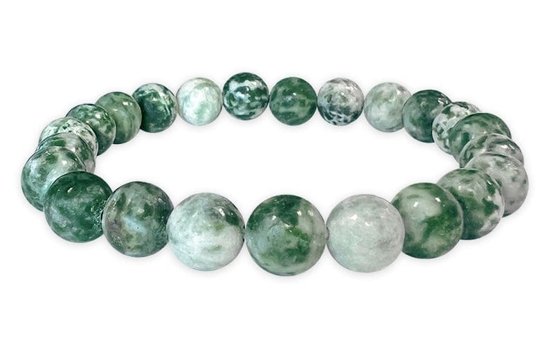 Bracelet Jade Verte Ø 8mm