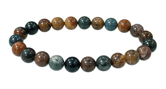 Bracelet Jaspe océan Ø 8mm