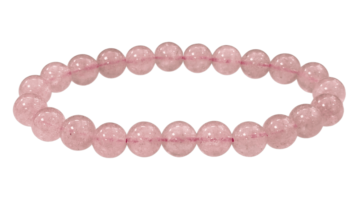 Bracelet Quartz Fraise Hematoide Ø 8mm