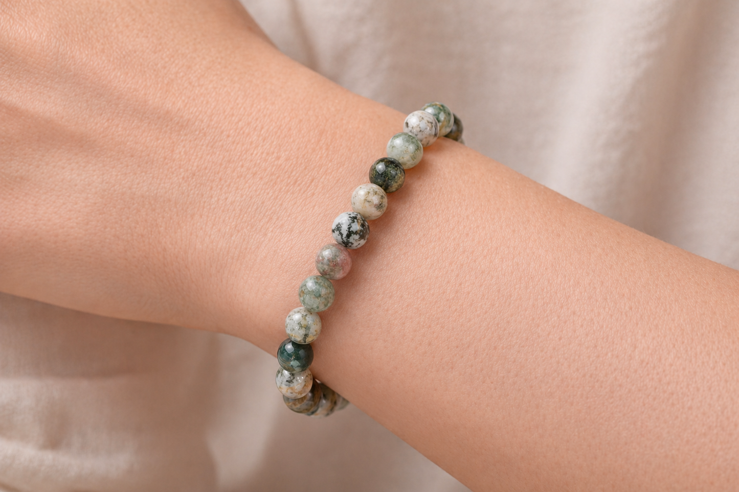 Bracelet Agate Dendrite