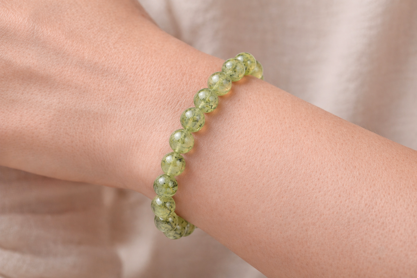 Bracelet Prehnite