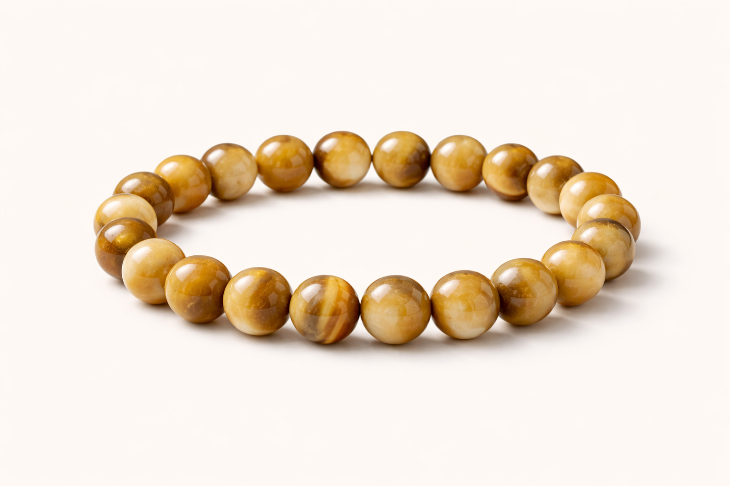 Bracelet Oeil de Tigre Blanc