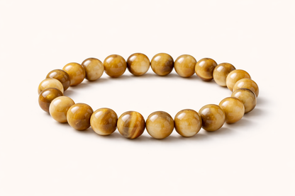 Bracelet Oeil de Tigre Blanc