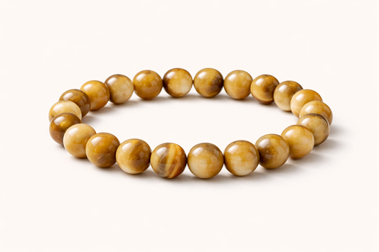 Bracelet Oeil de Tigre Blanc