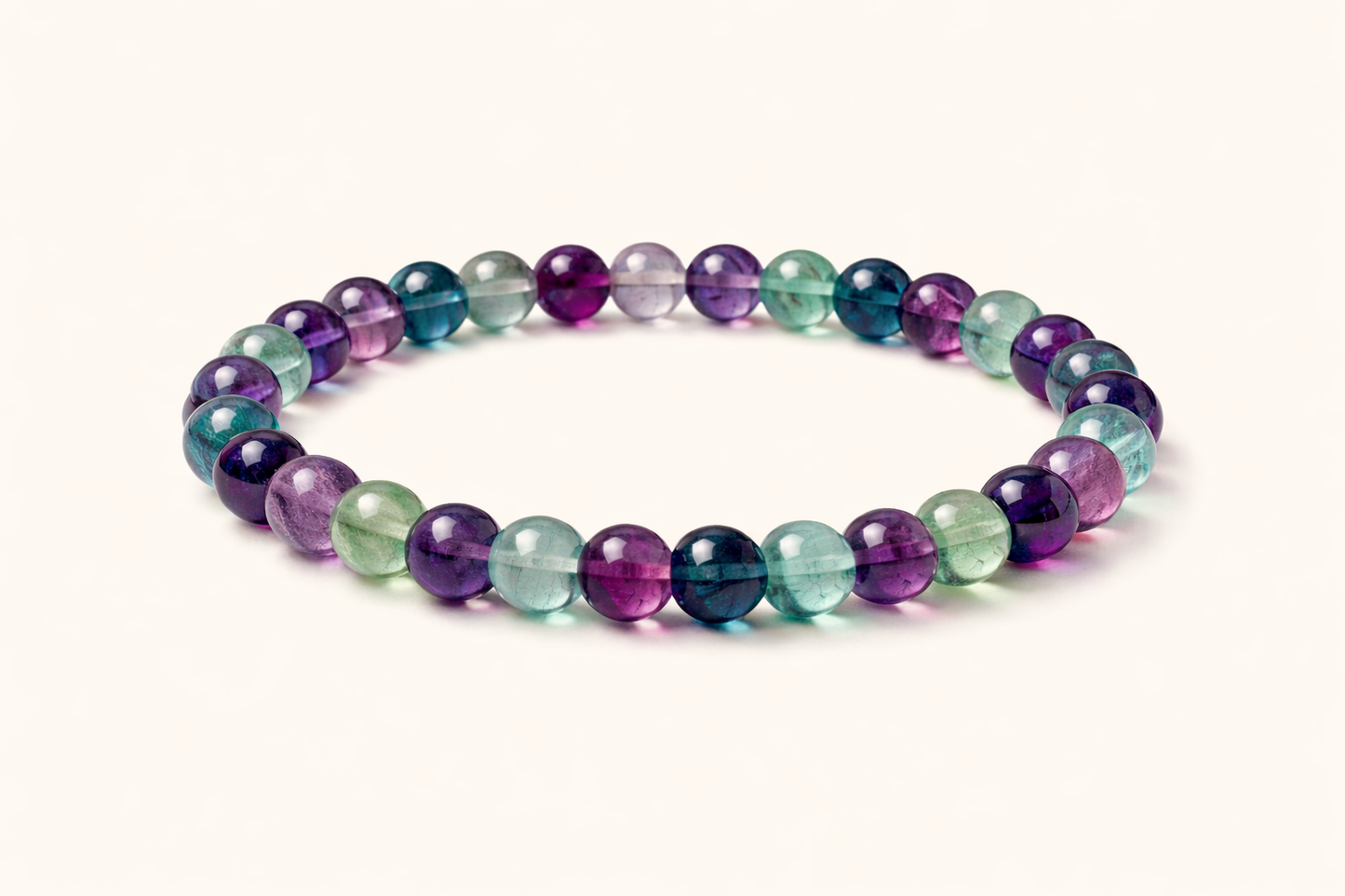 Bracelet Fluorite Multicolore