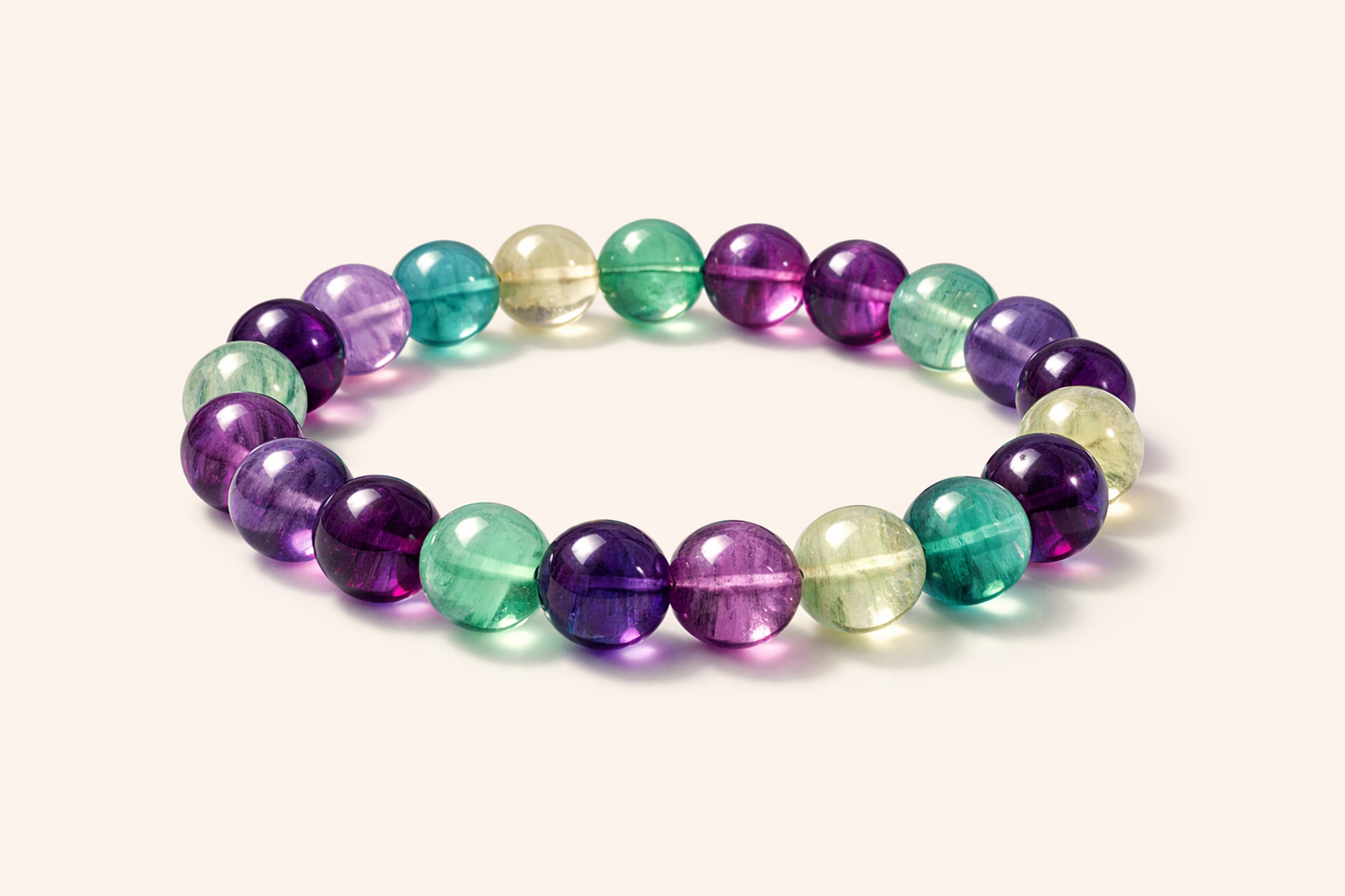 Bracelet Fluorite Multicolore