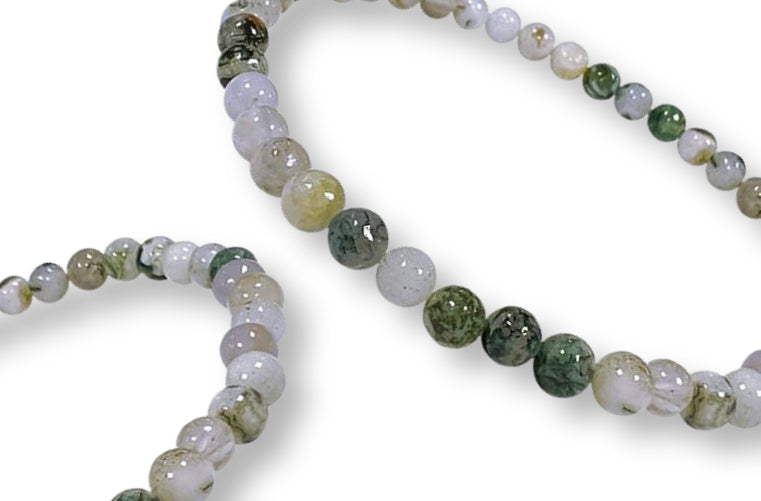 Bracelet Agate Arbre Ø 4mm