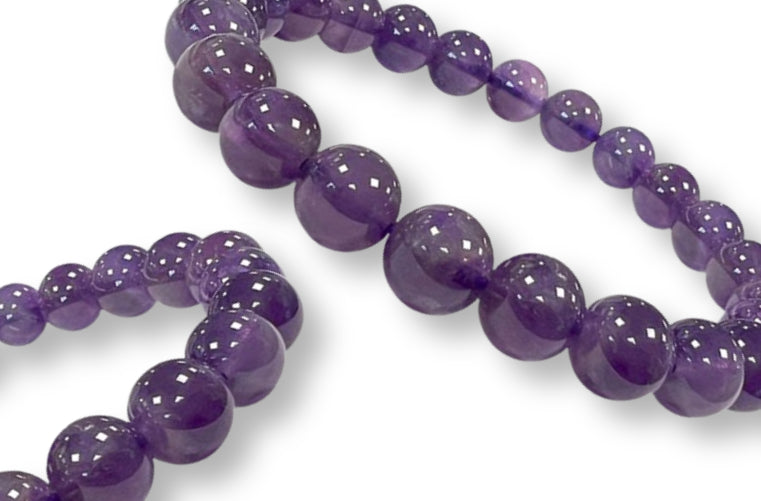 Bracelet Améthyste Ø 8mm