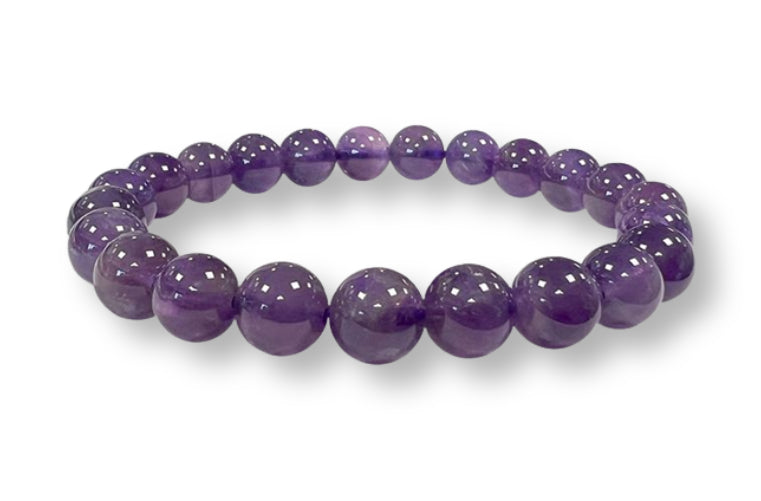 Bracelet Améthyste Ø 8mm