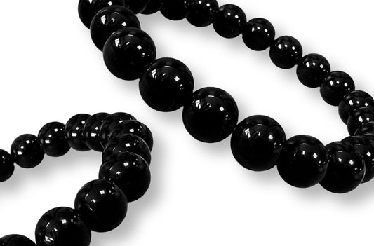 Bracelet Spinelle Noire Ø 8mm