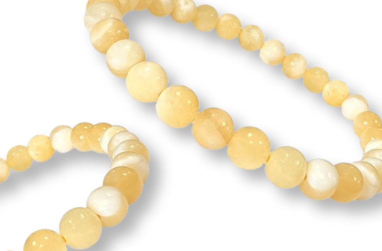 Bracelet Calcite Orange Ø 6mm