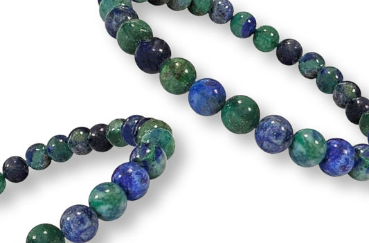 Bracelet Azurite Malachite Ø 6mm