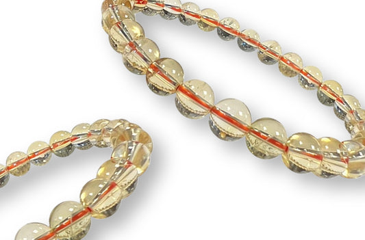 Bracelet Citrine naturelle Ø 6mm