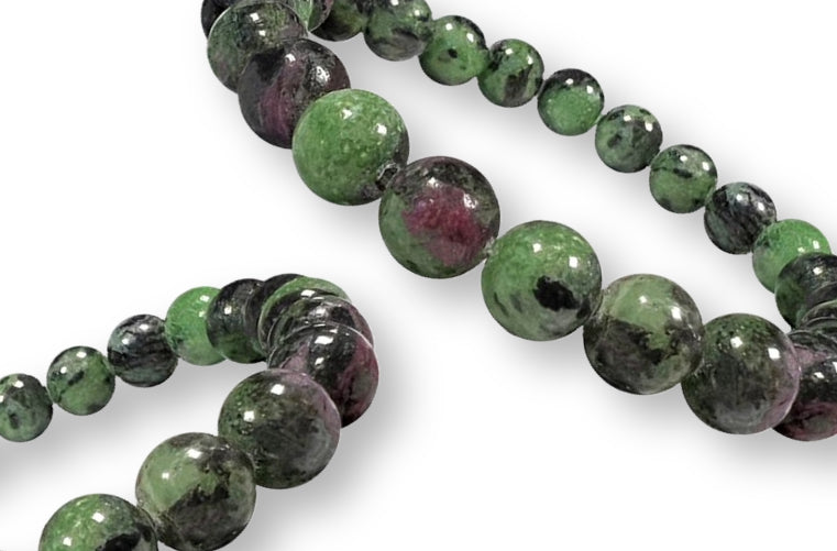 Bracelet Rubis Zoïsite Ø 8mm