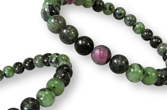 Bracelet Rubis Zoïsite Ø 6mm