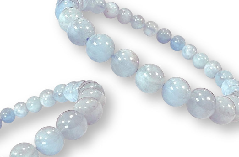 Bracelet Aigue-marine Ø 6mm