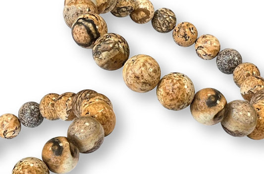 Bracelet Jaspe Paysage Ø 8mm