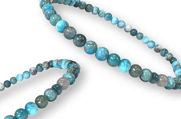 Bracelet Apatite Bleue Ø 4mm