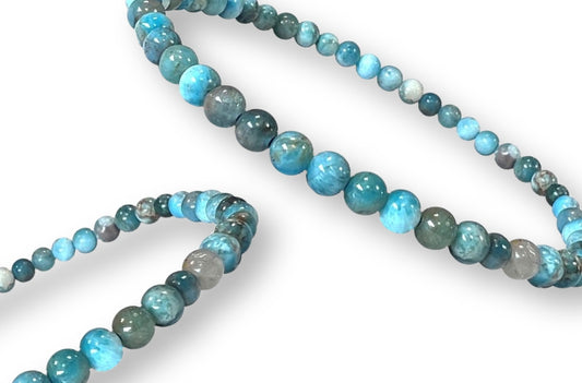 Bracelet Apatite Bleue Ø 4mm