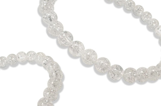 Bracelet Cristal de Roche Craquelé Ø 6mm