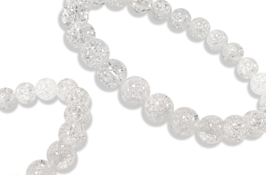 Bracelet Cristal de Roche Craquelé Ø 8mm