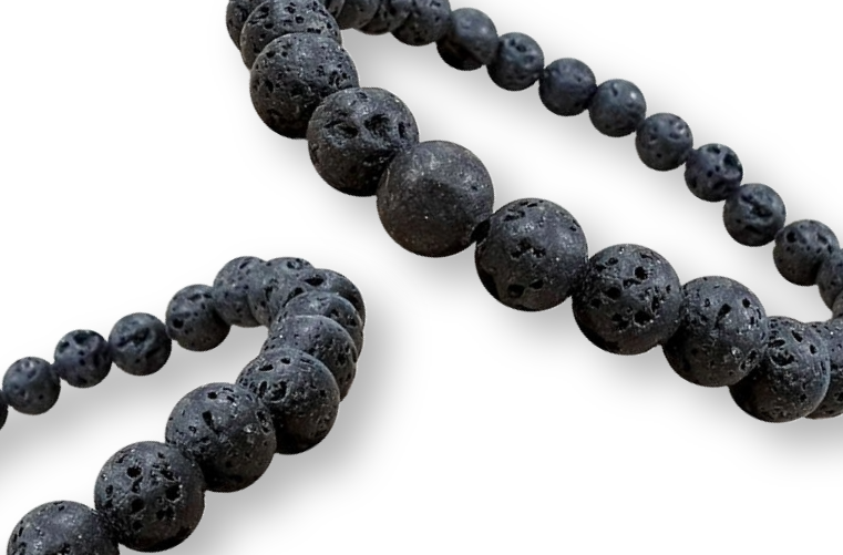 Bracelet Pierre de Lave Ø 6mm