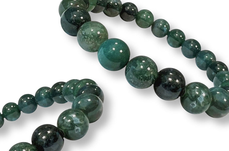 Bracelet Agate Mousse Ø 8mm