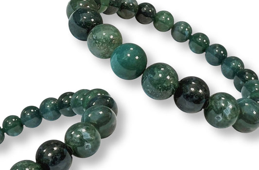 Bracelet Agate Mousse Ø 8mm