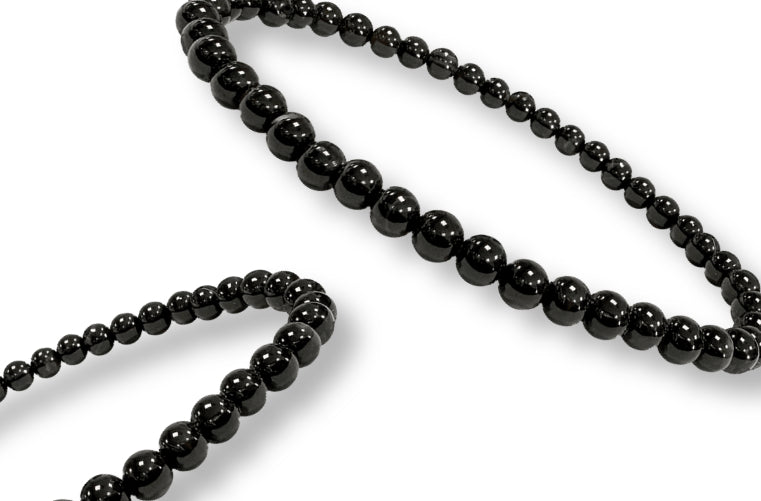 Bracelet Onyx Noir Ø 4mm