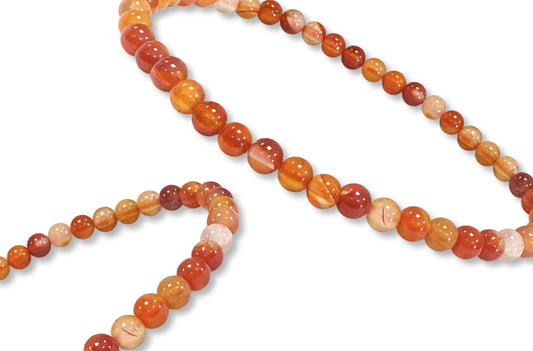 Bracelet Cornaline Ø 4mm