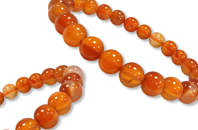 Bracelet Cornaline Ø 8mm