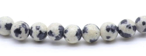 Bracelet Jaspe Dalmatien Ø 4mm