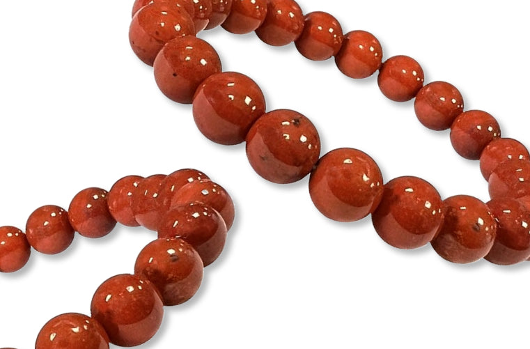 Bracelet Jaspe rouge Ø 8mm