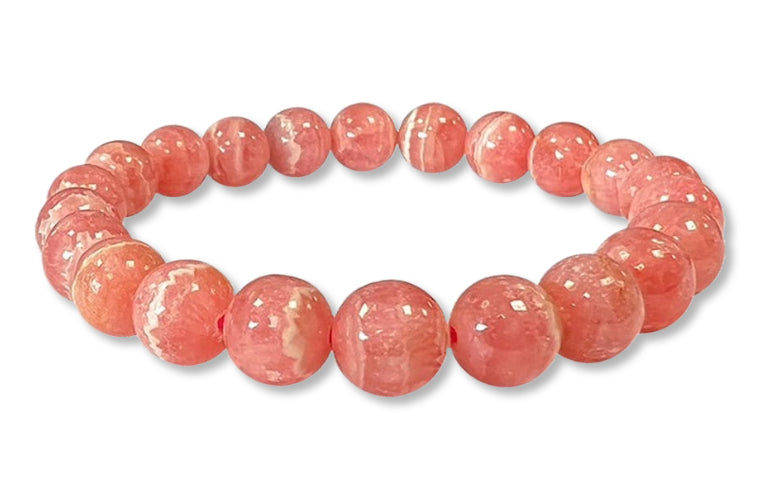 Bracelet Rhodochrosite qualité supérieure Ø 8mm