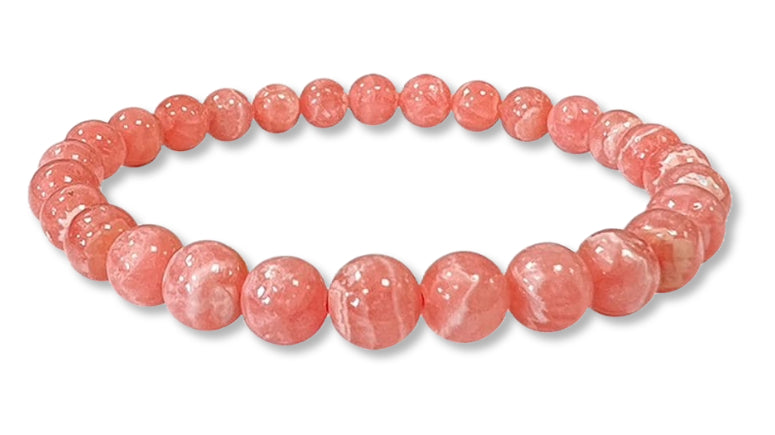Bracelet Rhodochrosite qualité supérieure Ø 6mm