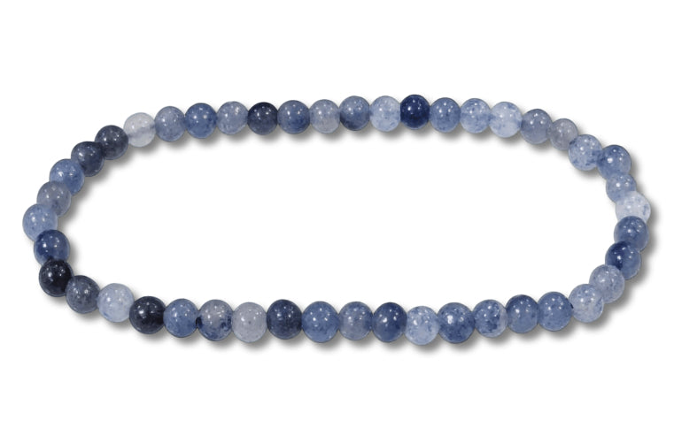 Bracelet Aventurine bleue Ø 4mm